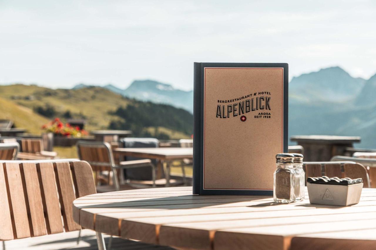 Alpenblick Bergrestaurant&Hotel Arosa Exterior foto
